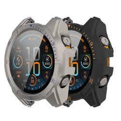 Cover+Glass for Garmin Fenix 8 43mm 51mm 47mm Screen Protector Anti-scratch Film Bumper Protective PC Case for Garmin Fenix 8