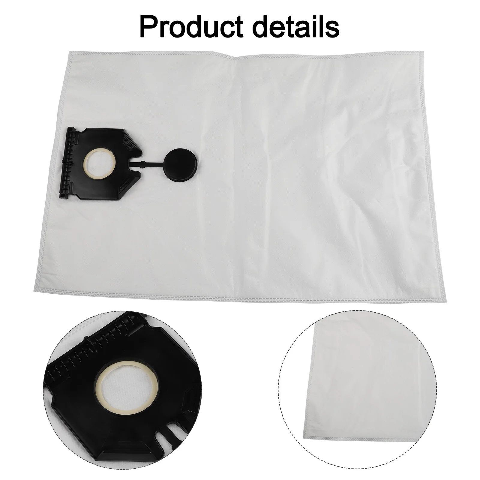 

Non-woven Fabric Bags Vacuum Cleaner Bags Home Cleaning White Cleaner Enhanced Cleaning Efficiency Healthier Home Environment