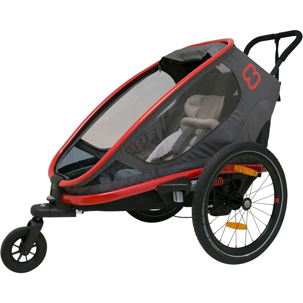 

Outback One Seat Reclining Multi-Sport Child Bike Trailer + Stroller (Jogger Wheel Sold Separately)
