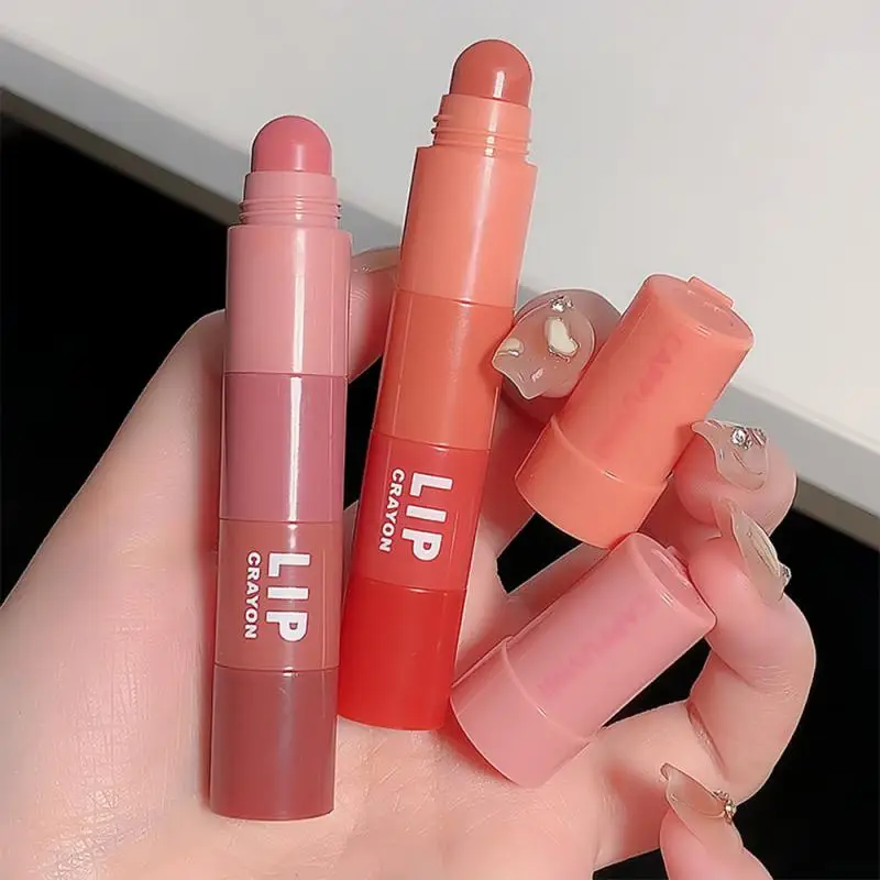 Lippenstift-Set, Lipgloss, 4 Farben in 1, matt, samtiges Lippenstift-Stift-Set, Lipliner, wasserdicht, langlebig, nicht verblassend, Lippen-Make-up-Kosmetik