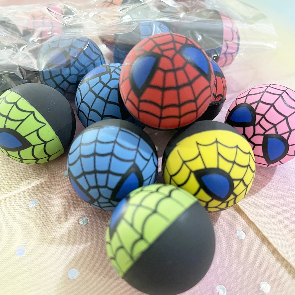 8pcs Spiderman Bouncy Balls for Kids Rubber Balls 30mm Spider Party Bag Filler for Birthday Party Favors Classroom Prizes Gifts