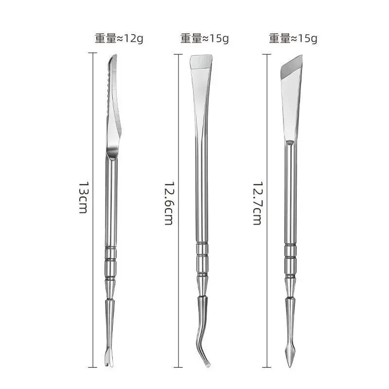 Professionele roestvrijstalen dubbelzijdige voetschraper, voetvijl, eeltverwijderaar, voetverzorgingshulpmiddel voor mannen en vrouwen