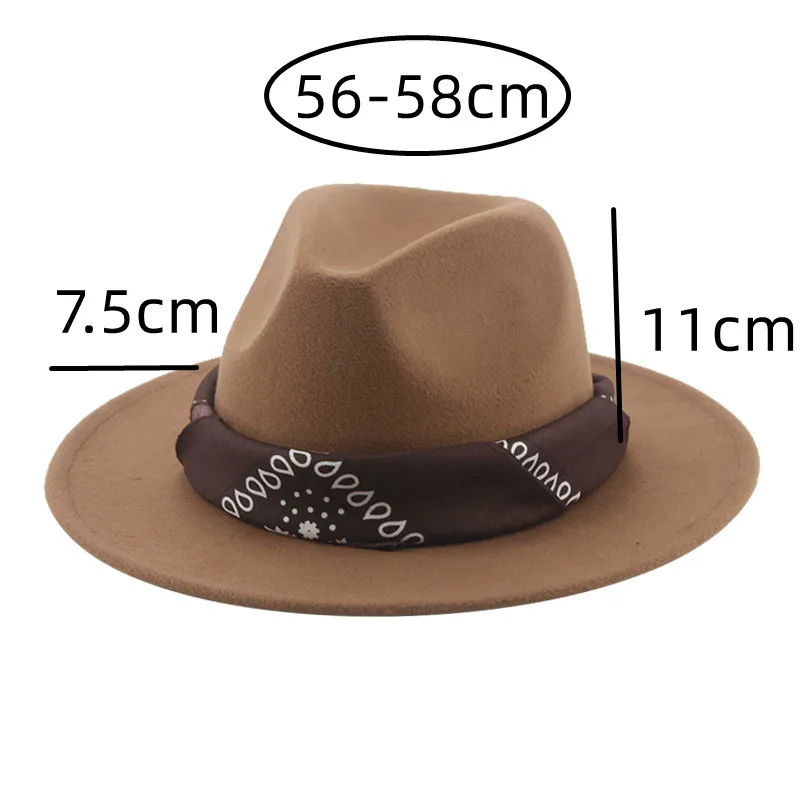 Hats for Women Fedoras Felted Hat Men Women Band Western Cowboy Jazz Caps Dancer Outdoor Women Fedora Hat шляпа женская шляпа