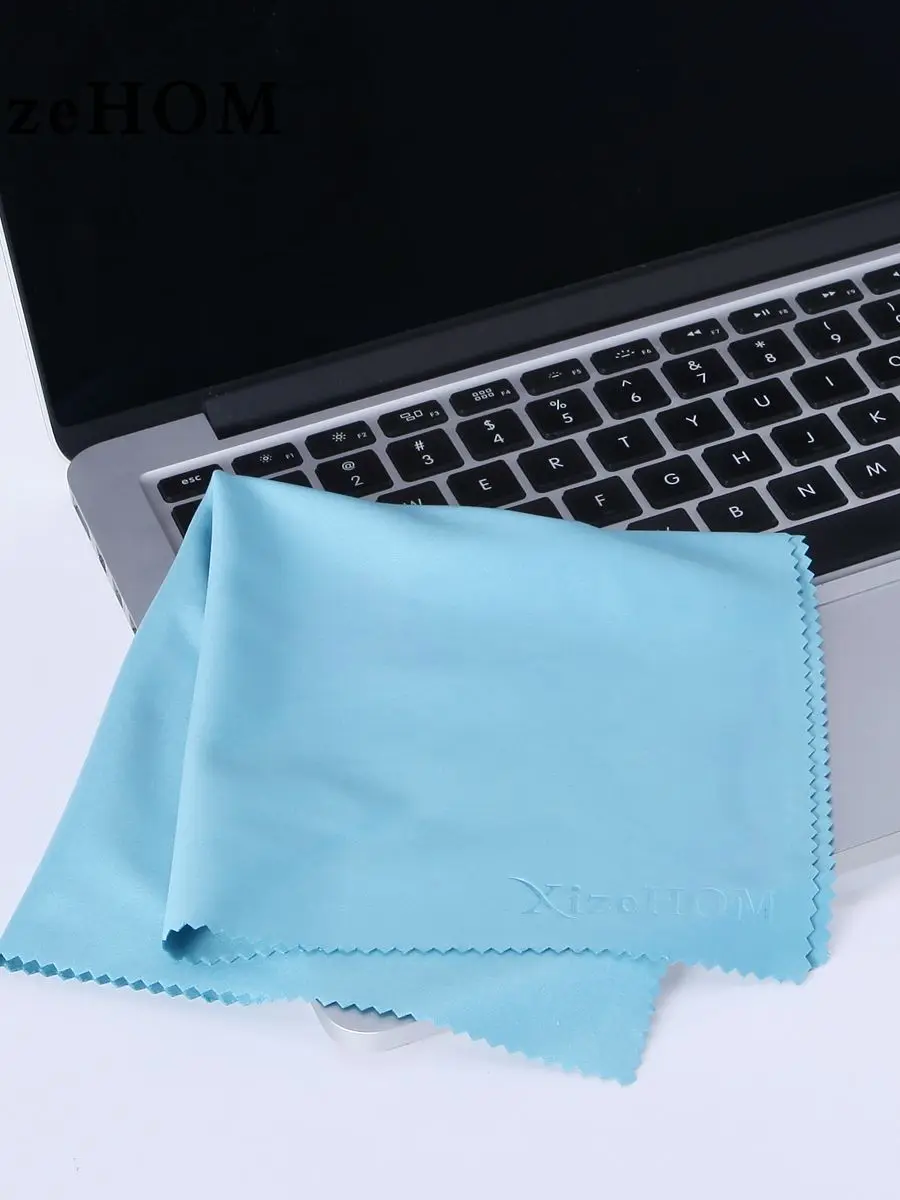 XizeHOM クリーナー クリーン メガネ レンズ クロス ワイプ サングラス用 マイクロファイバー メガネ クリーニング クロス (15*18cm、10 個)