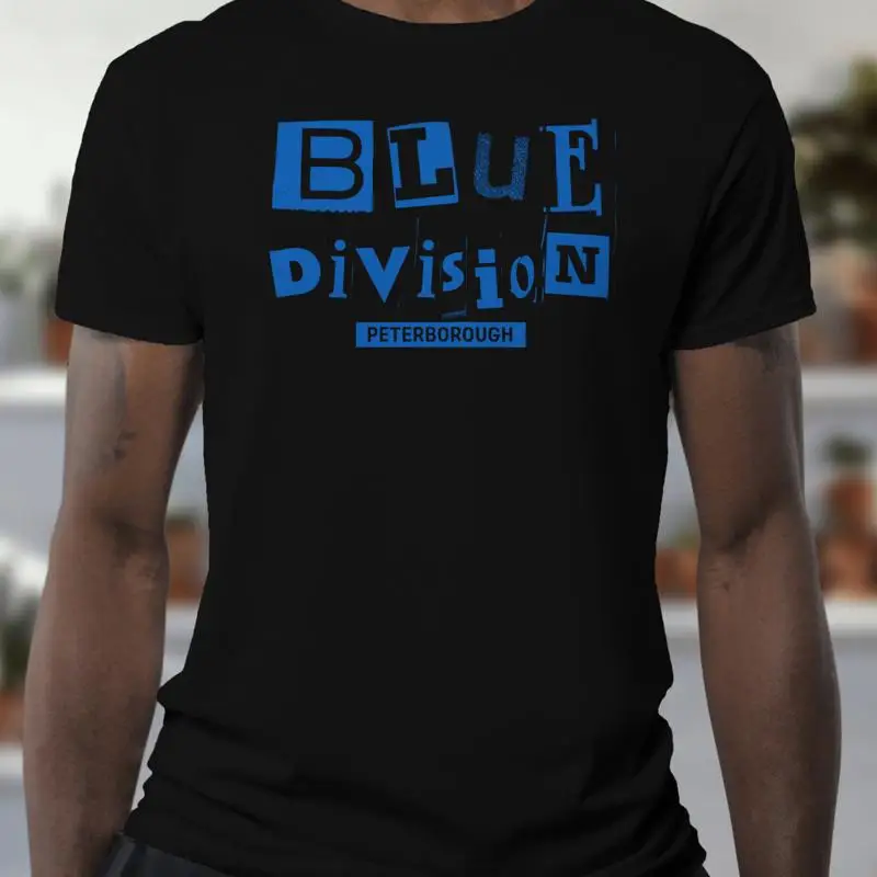 Peterborough T Shirt  Blue Division Hooligans  Punk  Organic  Unisex