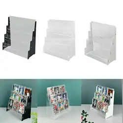 Sports Card Display Shelf Shelf Tabletop Hold 12 Graded Cards Acrylic Shelves for Home Exhibitions Retail Shop Window Display