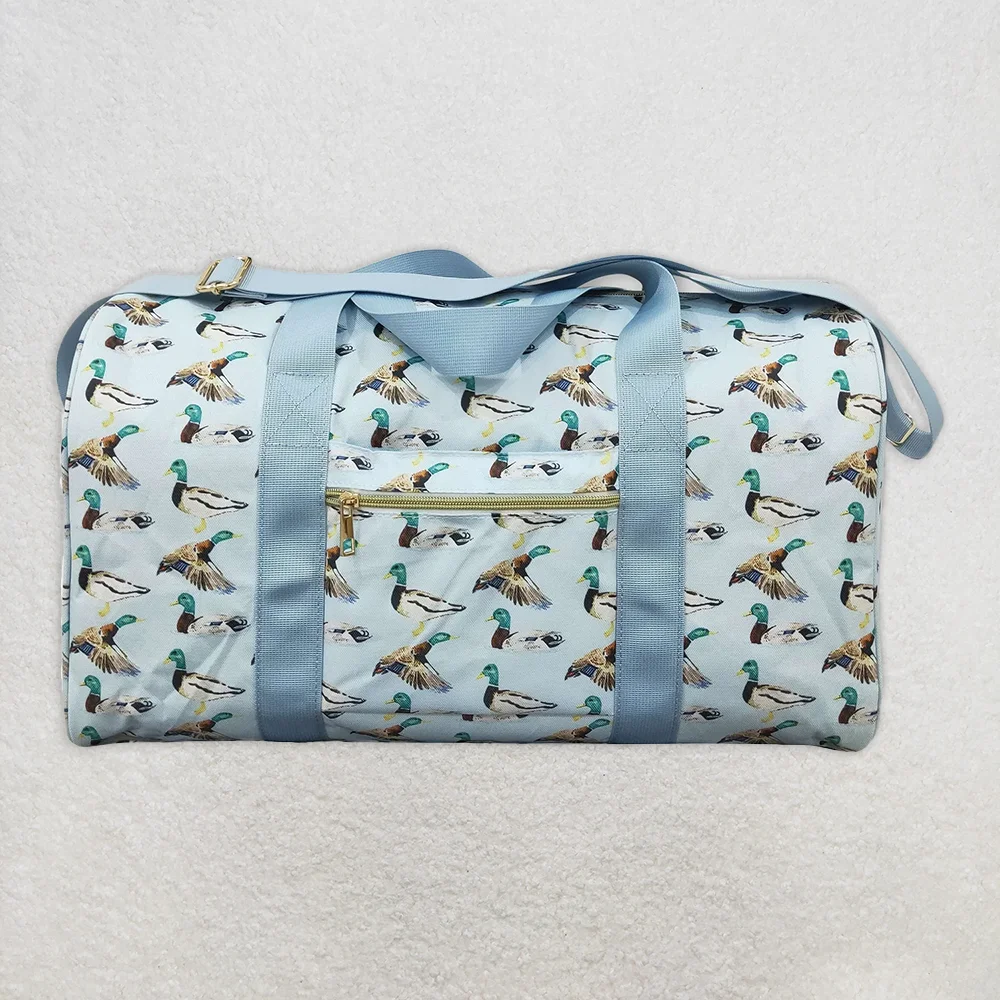 

Stripe Strap Duck Travel Duffel Bag Luggage Casual Canvas Handbag for Men And Women18.5*11.2*7.9 inches