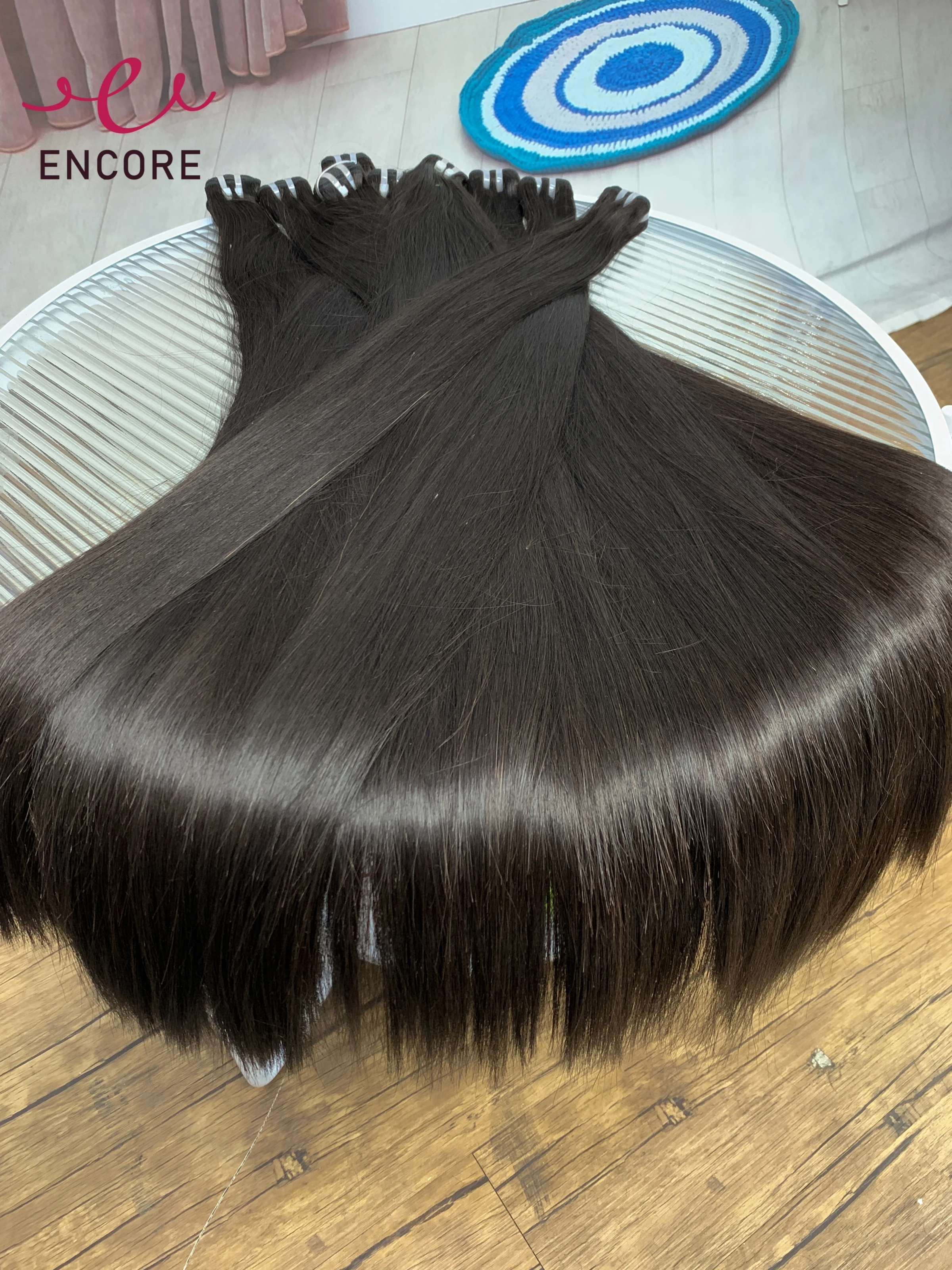 

100% Virgin Vietnamese Human Hair Bundles for Hair Extensions 16A Natural Double Drawn Bone Straight Hair Bundle for Black Women