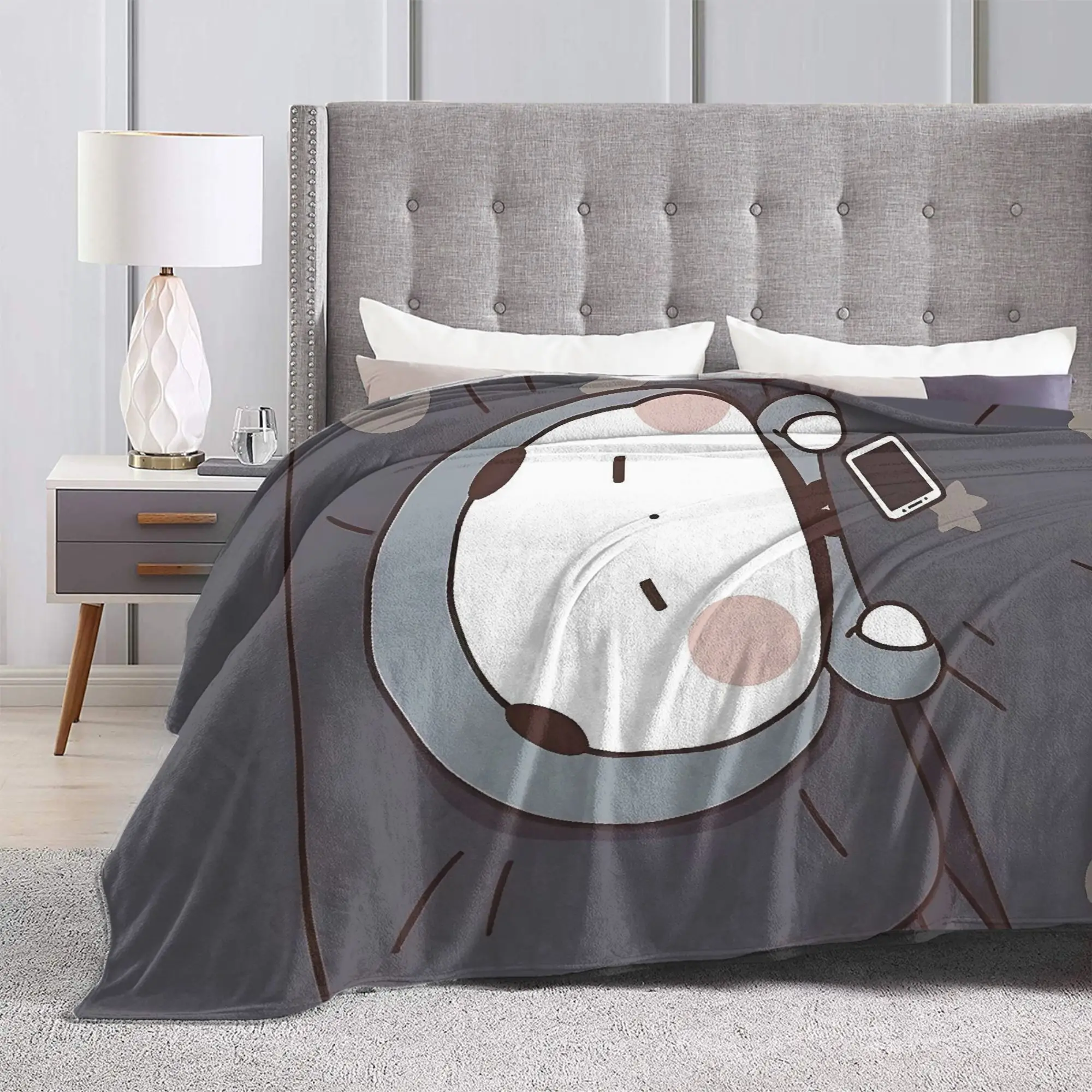 Bubu و Dudu Kawaill الفانيلا البطانيات سوبر الدافئة رمي بطانية لغرفة المعيشة التخييم الجدة المفرش أريكة غطاء سرير