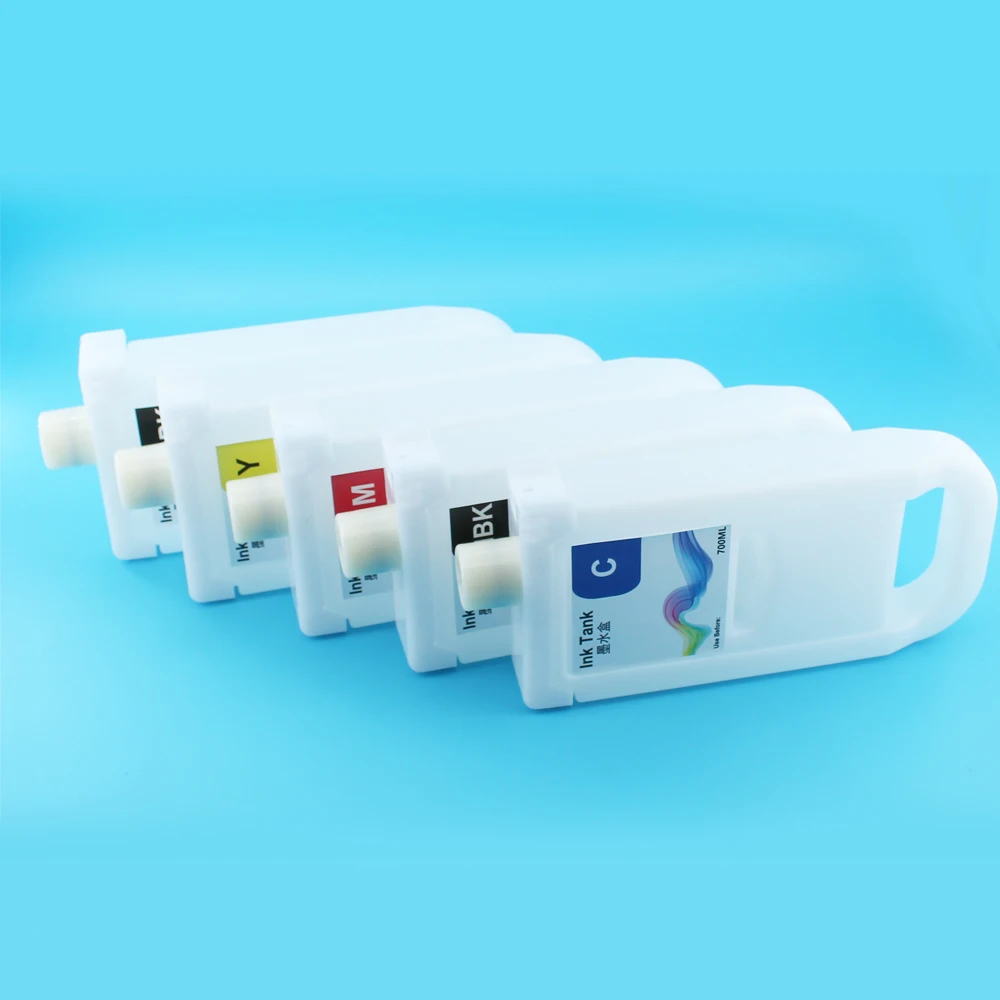 

Для Canon PFI707 5 цветов IFP830 IPF840 сменный картридж PFI707 PFI-707 для принтера Canon IPF830 840 850 IPF840 IPF850