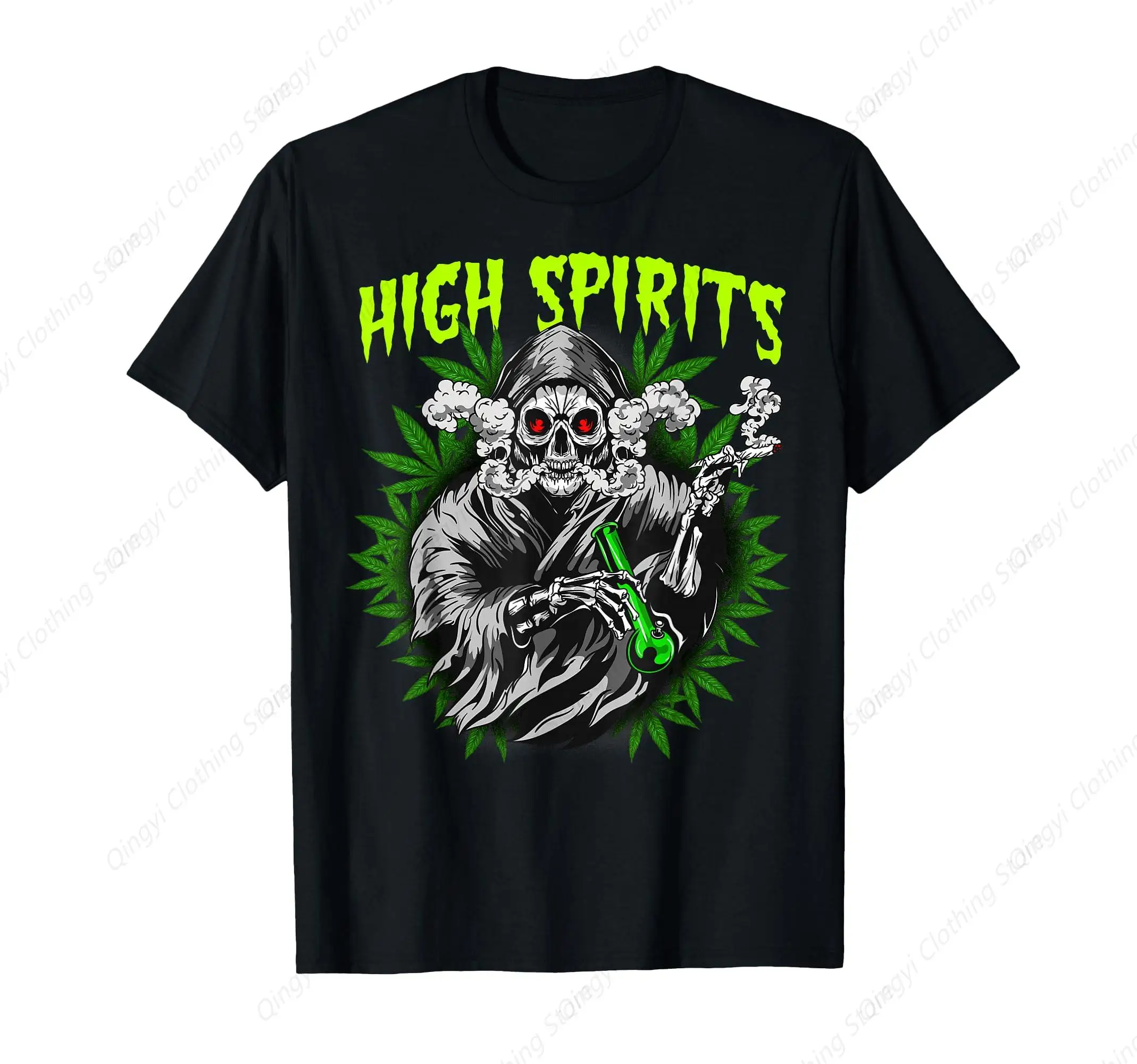 

Marijuana Grim Reaper Reefer Weed Cannabis 420 Men Women T-Shirt