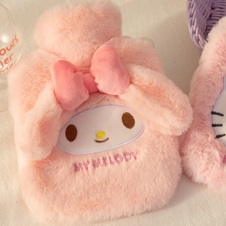 Kawaii My Melody Anime Handwarmer Heat Pack Leuke Cartoon Herbruikbare Verwarming Warmwaterkruik Herfst Winter Waterzak Meisjes Geschenken