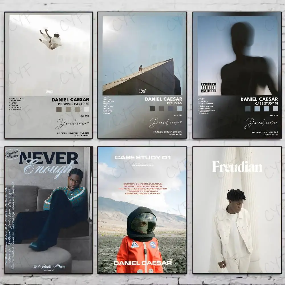 

Popular Canadian Singer D-Daniel Caesar Poster High Quality Dorm Living Room Aesthetic Wall Decoration Painting Stickers Gift