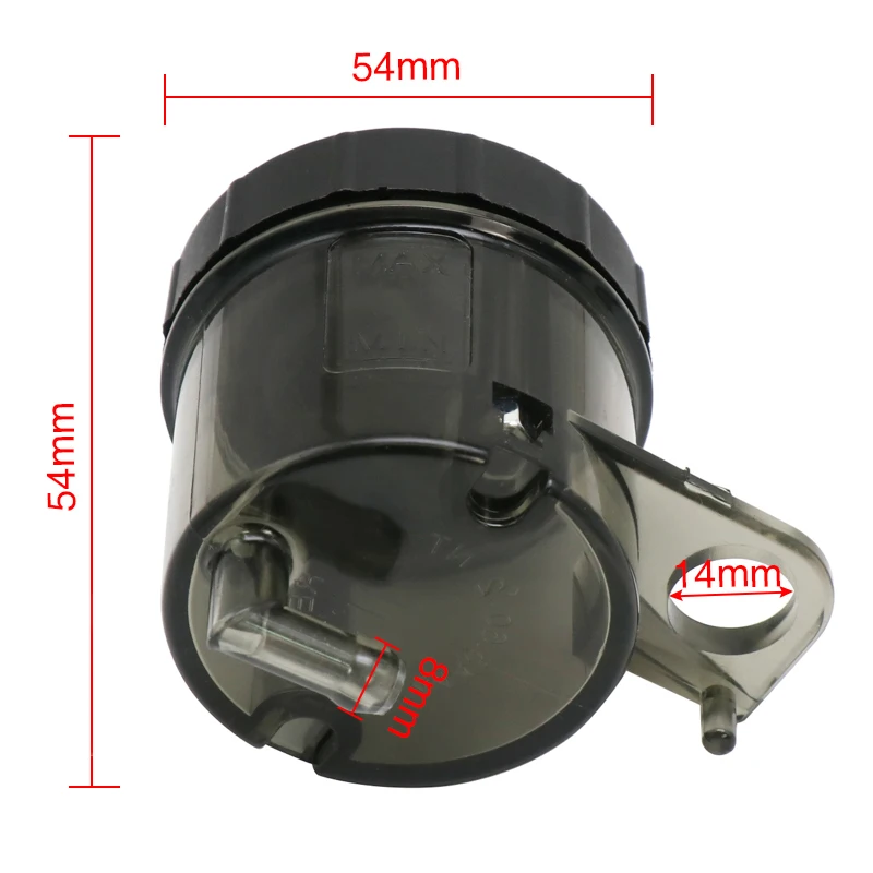 Alconstar Universal Motorcycle Brake Cylinder Fluid Reservoir Motorbike Front Clutch Tank Oil Fluid Cup Motor Replacement Part