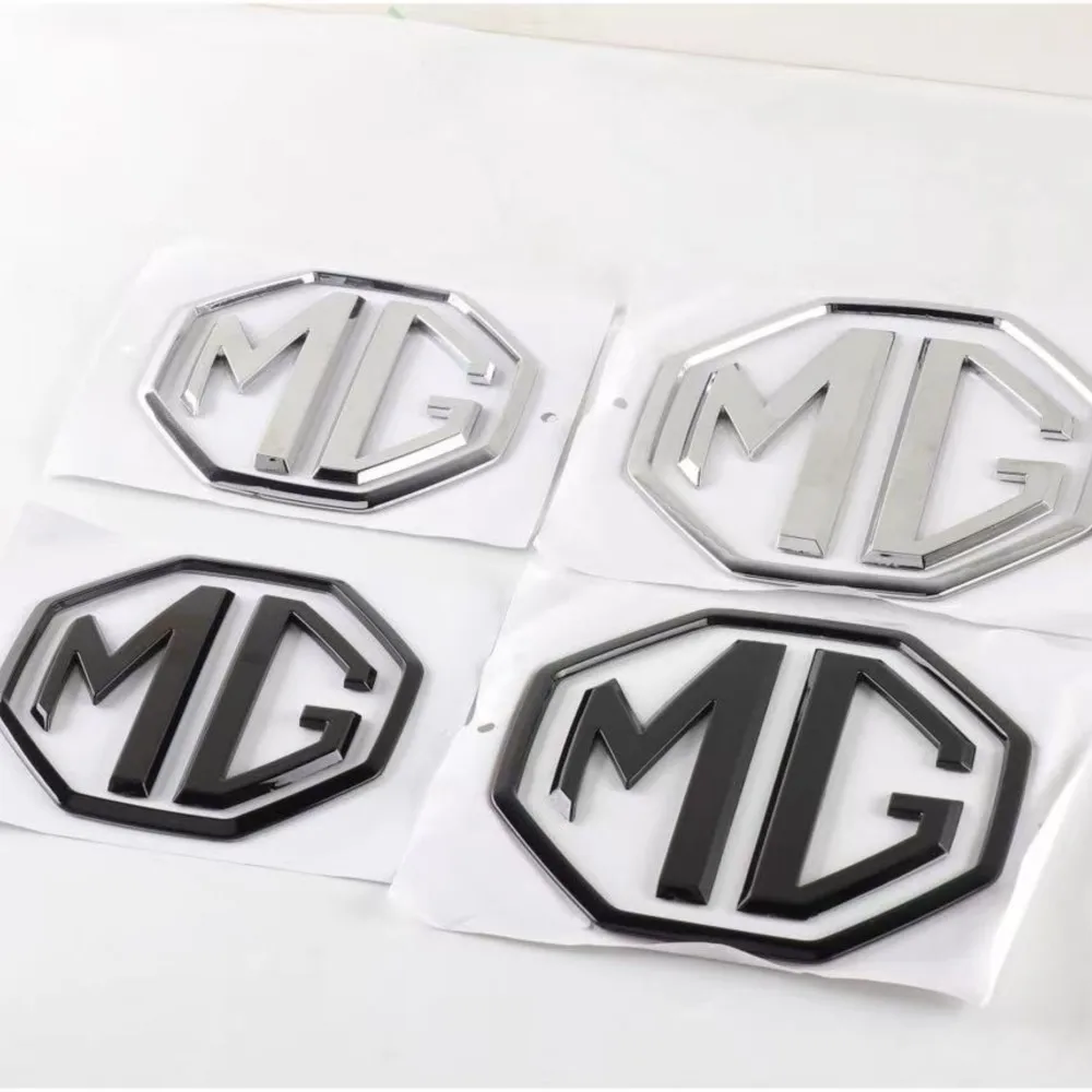 1/2 stücke Auto Styling Haube Front Motorhaube Grill Emblem Aufkleber Hinten Stamm Abzeichen Aufkleber Dekoration Für Morris Garages MG MG7 Zubehör