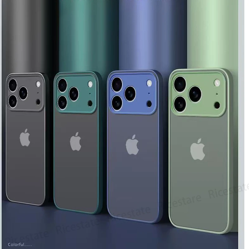 Neue Rüstung Stoßstange Stoßfest Telefon Fall Für iPhone 17 16 15 14 Plus 11 12 13 mini Pro XR X Xs Max 17 Air Silikon Hard Cover Capa