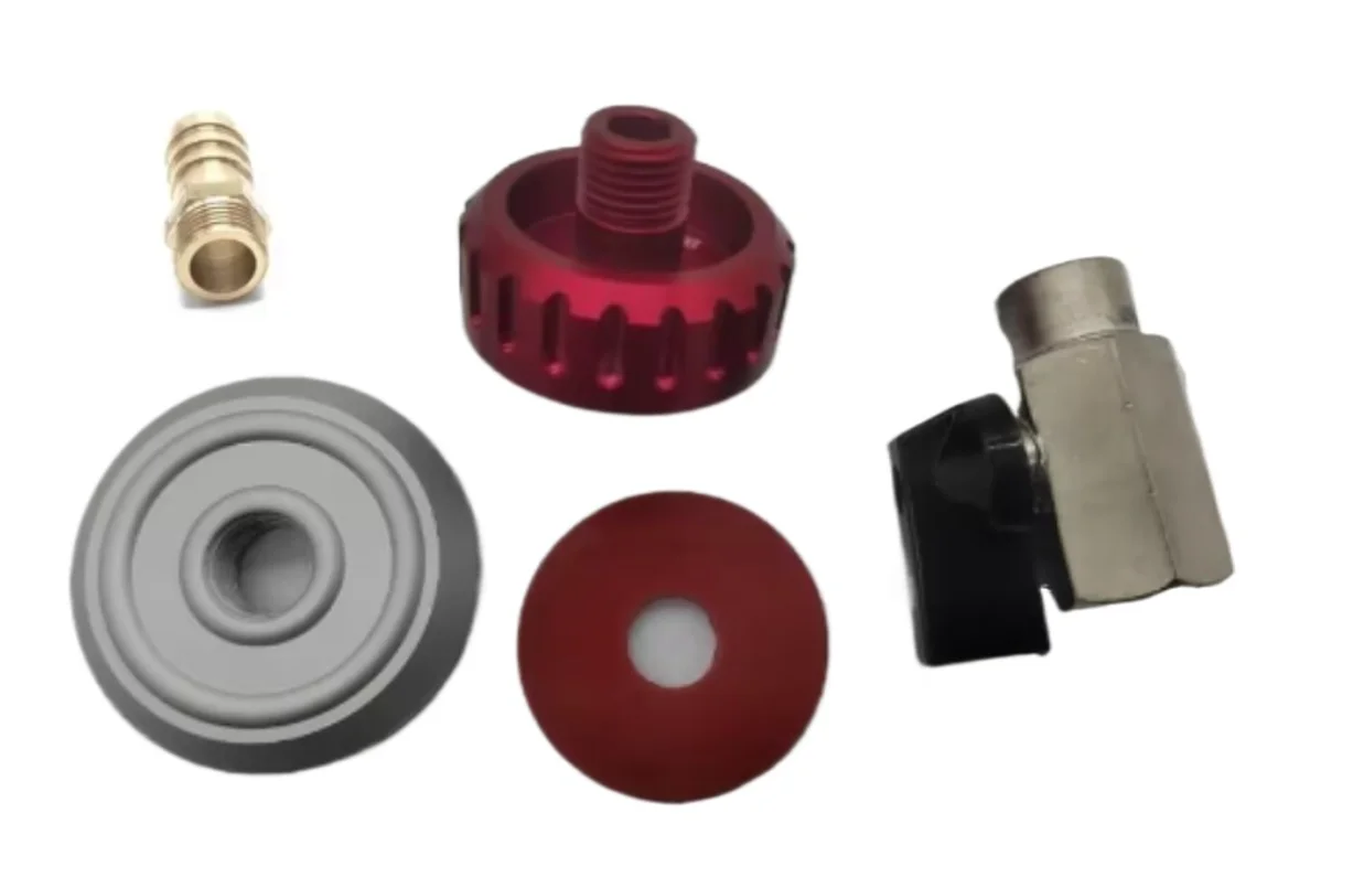 for Prepreg Vacuum Process Carbon Fiber Resin Infusion Vacuum Valve Nozzle Self Sealing Metal Reusable  Bag Connector