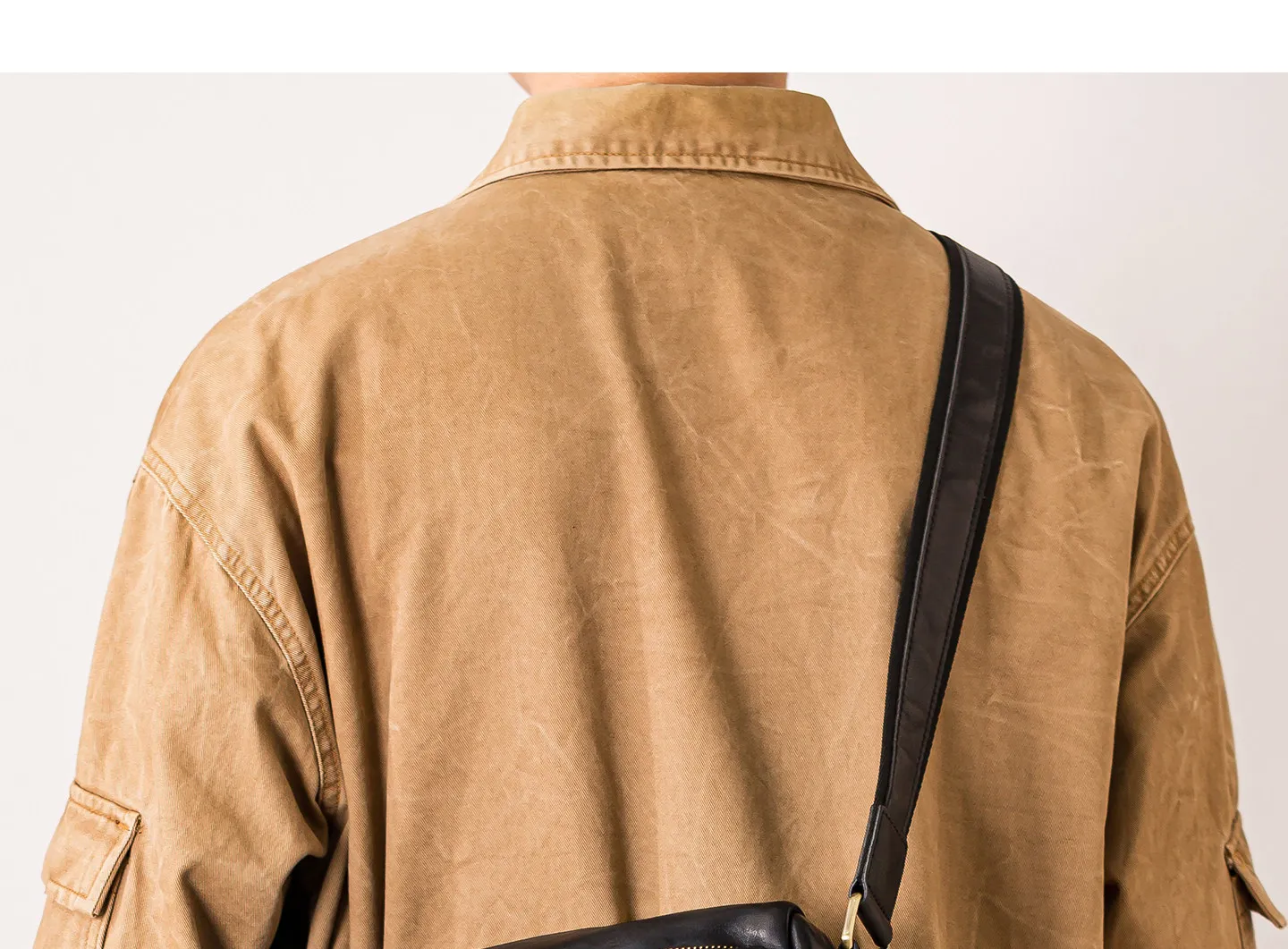 PNDME-Organizer handgefertigte Vintage-Umhängetasche aus echtem Leder für Herren, lässige Pendler-Luxus-Umhängetasche aus echtem Rindsleder. – Detail 10