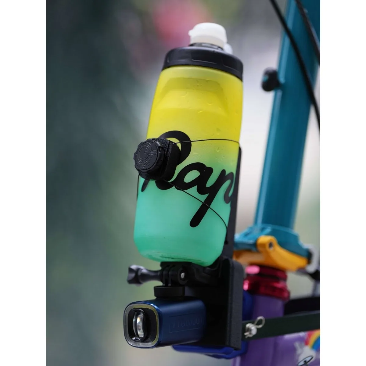 DJCRAWLER Storage Rack + Under-Car  Light/Action Camera Two-in-One Multi-Function Pig Nose Base No-Installation Mounting Bracket