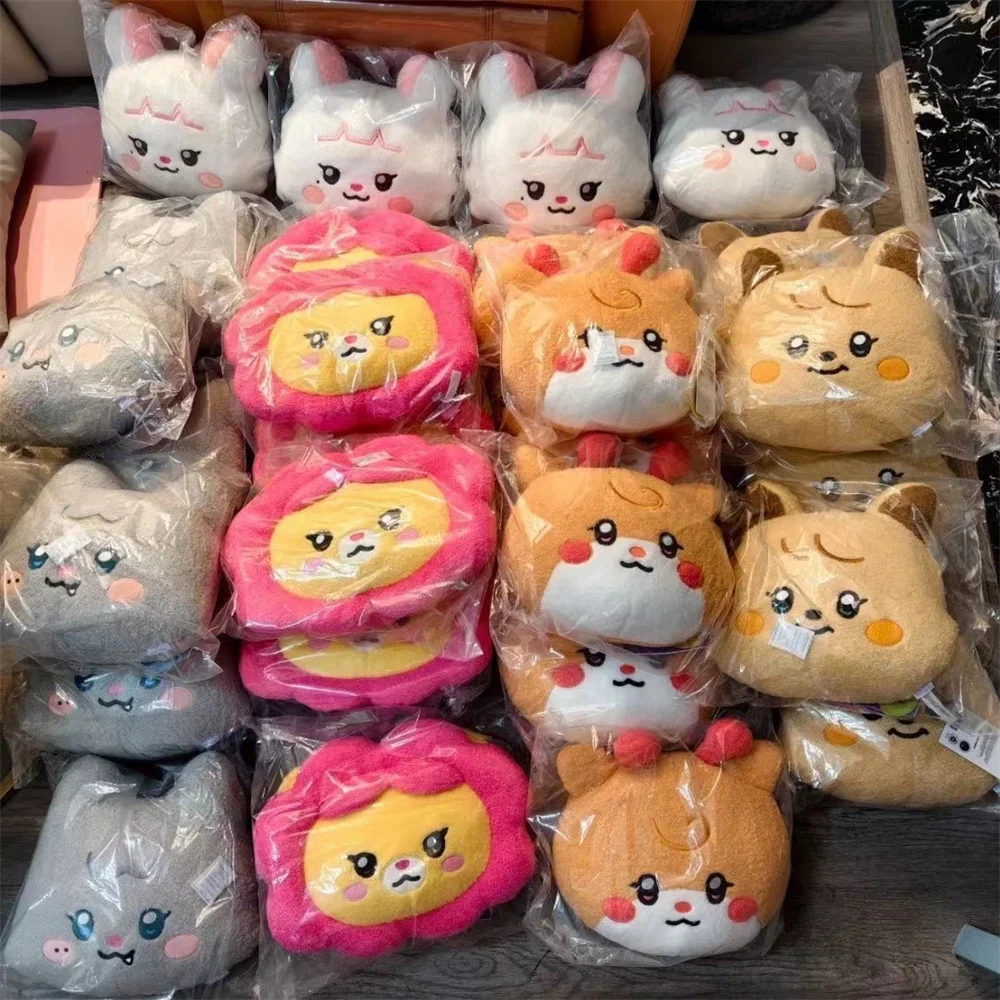 30CM KPOP (G)I-DLE Pop-up Store Throw Pillow Cartoon Cute Filling PP Cotton Doll ToyYuqi Shuhua Minnie Miyeon Plush Nap Pillow