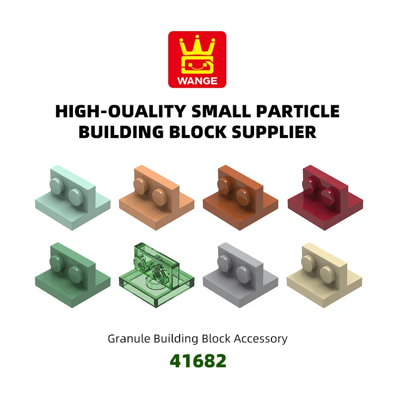 WANGE 118Pcs/Lot 41682 T-shaped 2-hole Building Blocks Moc Color Accessories Compatible with Brick DIY Spare Parts Toy Gift