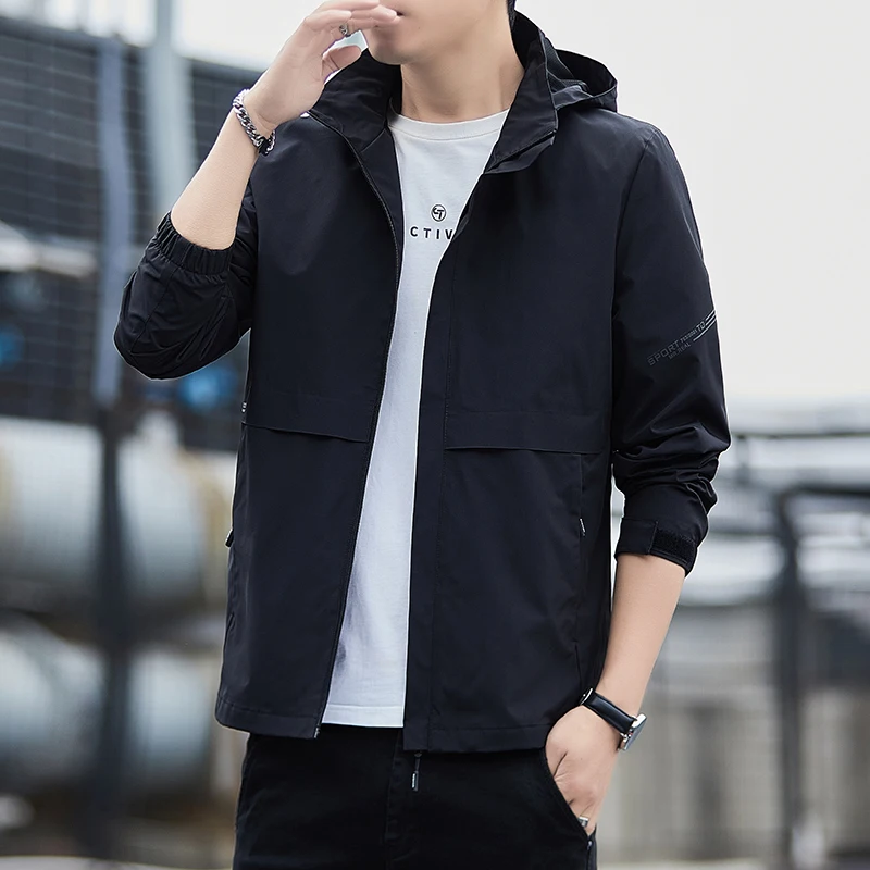 Winter Business Warm Cotton Jacket for Men\'s 2023 New Thickened Casual Hooded Long Sleeved Loose and Comfortable Versatile Top