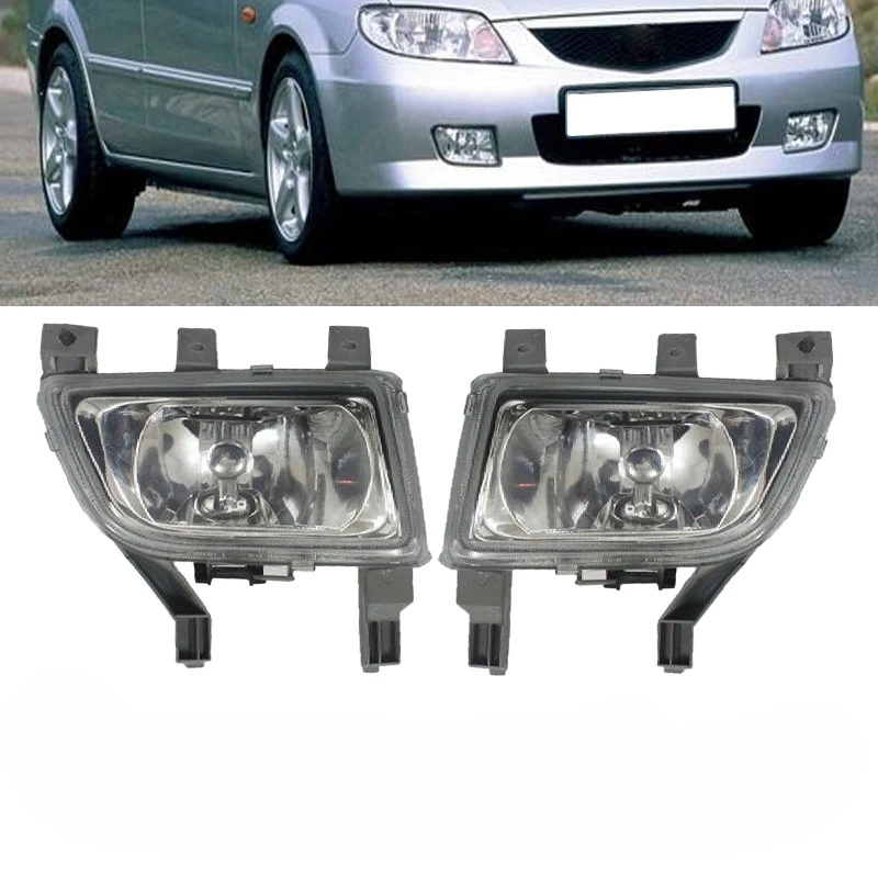 

Fog Light Assembily Front Bumper Fog Lamp BJ B25G-51-680 B25G-51-690 For Mazda Premacy 1998-2004 Protege 1998 car-styling