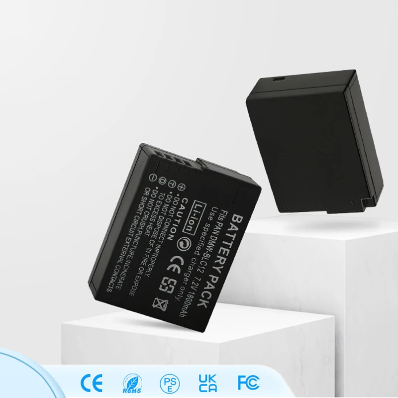 بطاريات قابلة لإعادة الشحن لباناسونيك ، بطارية كاميرا Lumix FZ1000 FZ200 FZ300 G5 G6 G7 GH2 GX8 ، form BLC12E ، mAh