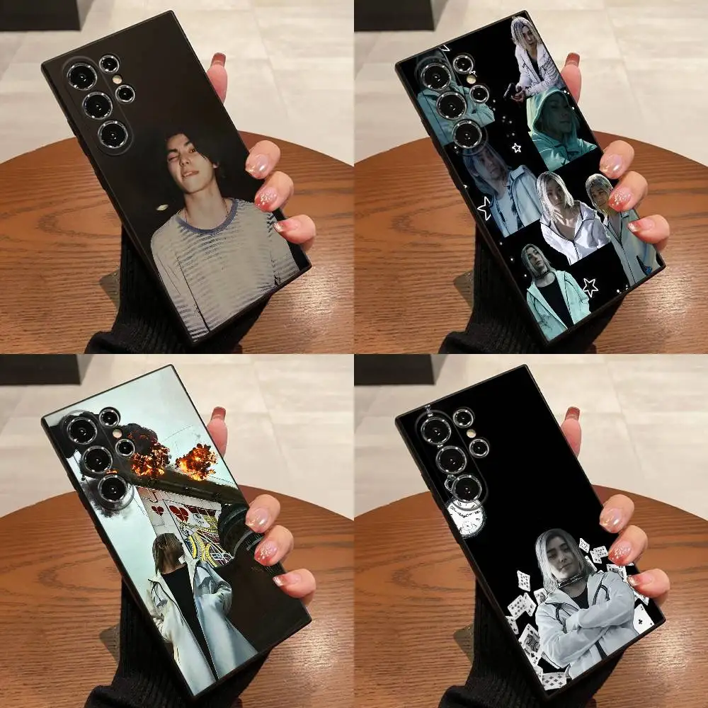 

N-Nijiro Murakami Phone Case For Samsung S25,S24,S21,S22,S23,S30,Ultra,S20,Plus,Fe,Lite,5G Black Cover