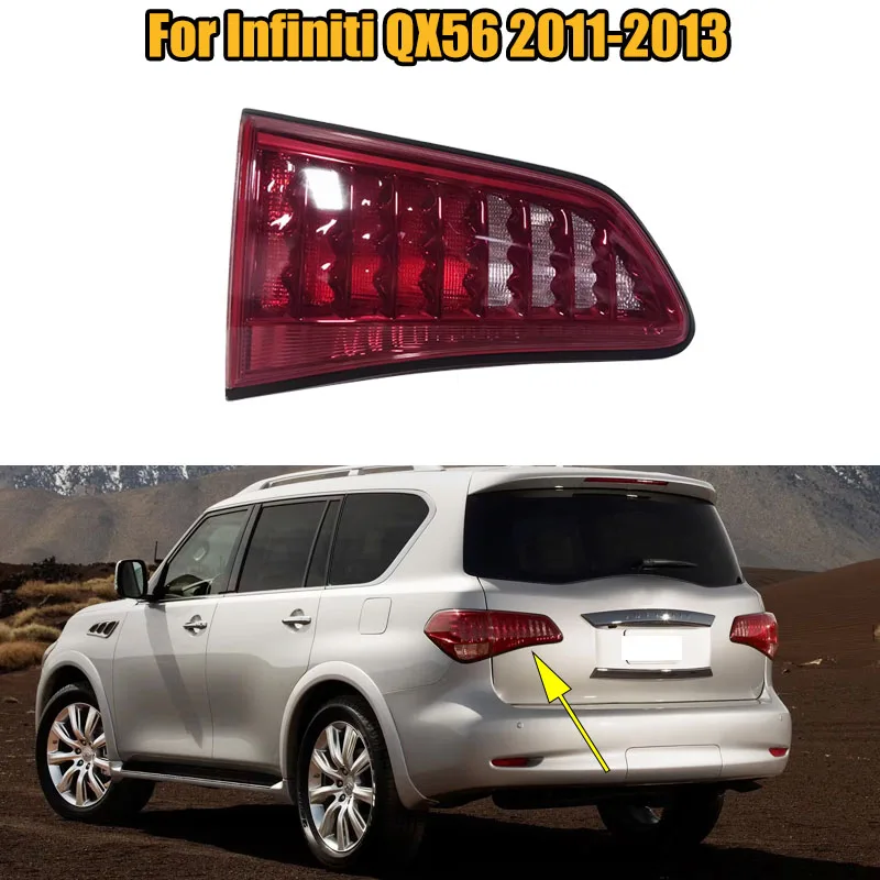 

Для Infiniti QX56 2011 2012 2013/для Infiniti QX80 2015 2016 2017, задний фонарь, предупреждающая фара, сигнальная лампа хода