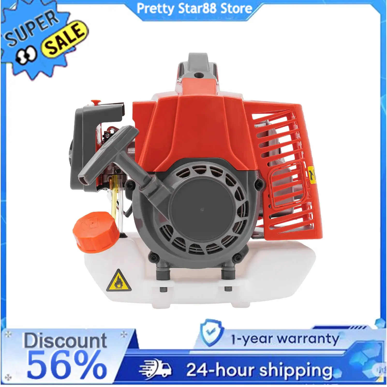 

2-Stroke Gasoline Engine 7500 RPM Gasoline Engine for Weed Whackers/Agricultural Equipment Construction/Industrial Equipment