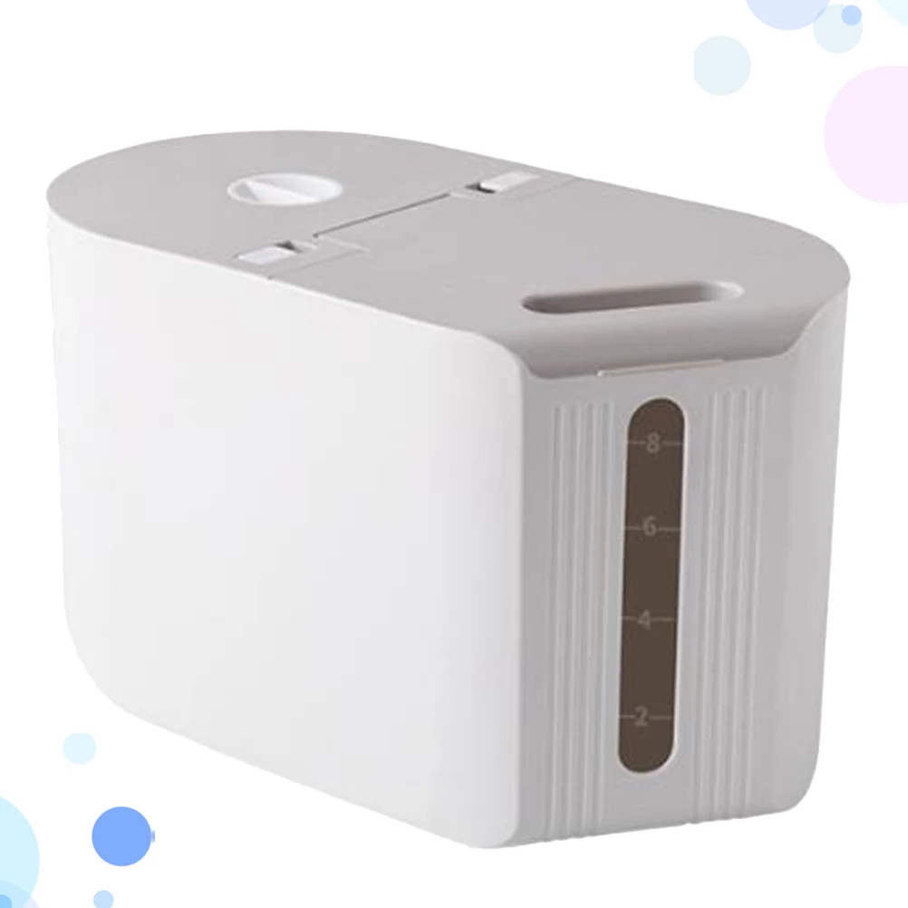 

Multifunctional 10kg Thicken Rice Bucket Plastic Rice Container Moisture- - Sealed Grain Storage Bin for Kitchen Restaurant- 10