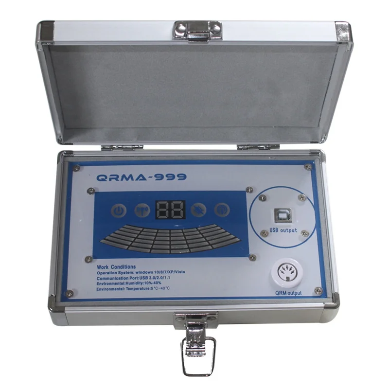 

TFORU-New QRMA-999 Magnetic Resonance Analyzer Full Body Analyzer Checking Set As Shown Metal+Plastic With 54 Reports