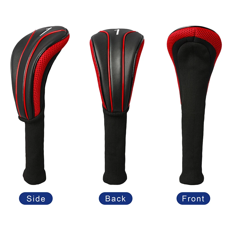 Color and size customizaSimple universal golf club cover protection sleeve iron wood cover 1.3.5 wood club cover club head cover