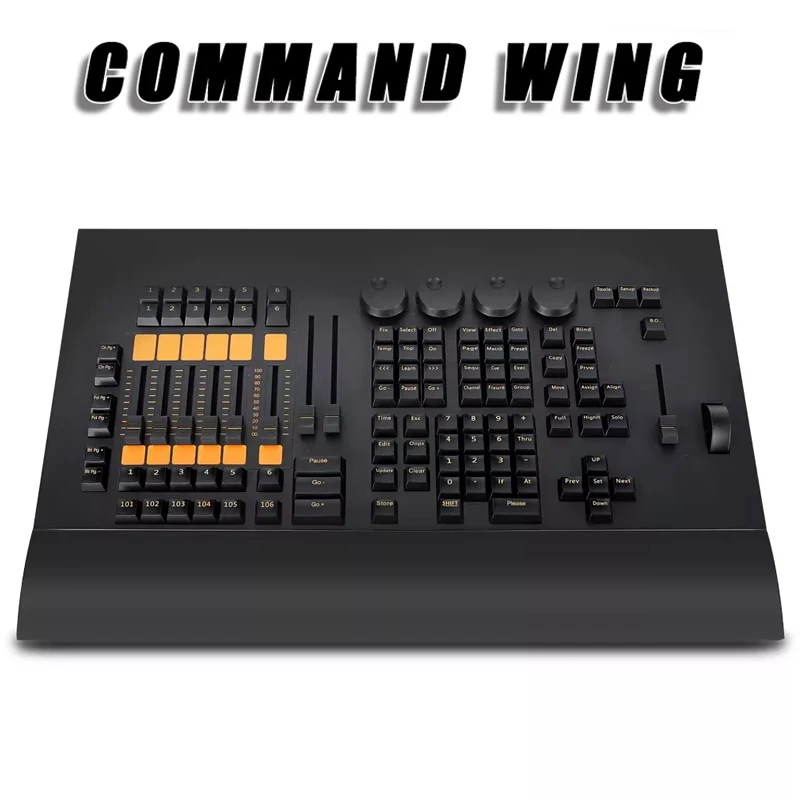 MA2 Fader wing stage lights controller dmx512 Command Wing dj lighting console With Flight Case DJ Disco Moving Head Beam Wash