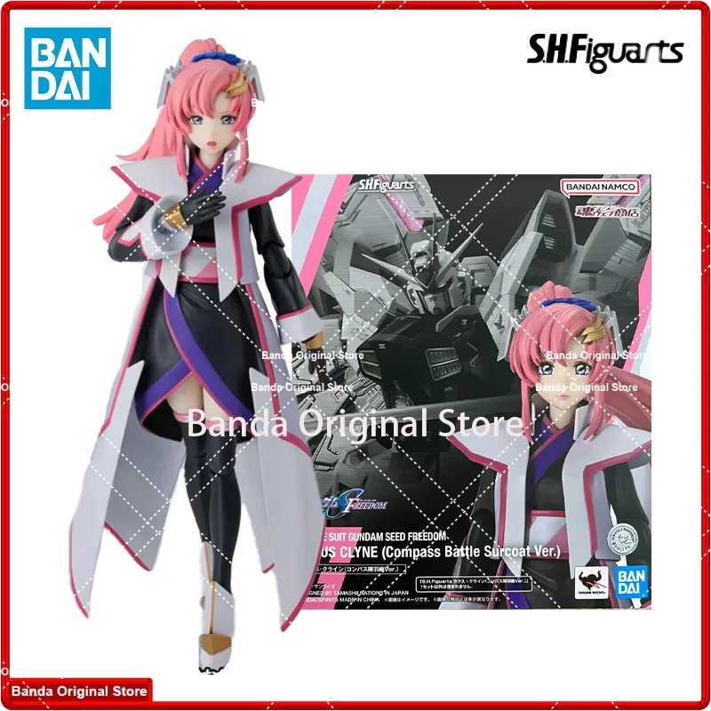 

100% In Stock Original BANDAI S.H.Figuarts SHF Lacus Clyne (Compass Battle Surcoat Ver.) Anime Action Collection Figures Model