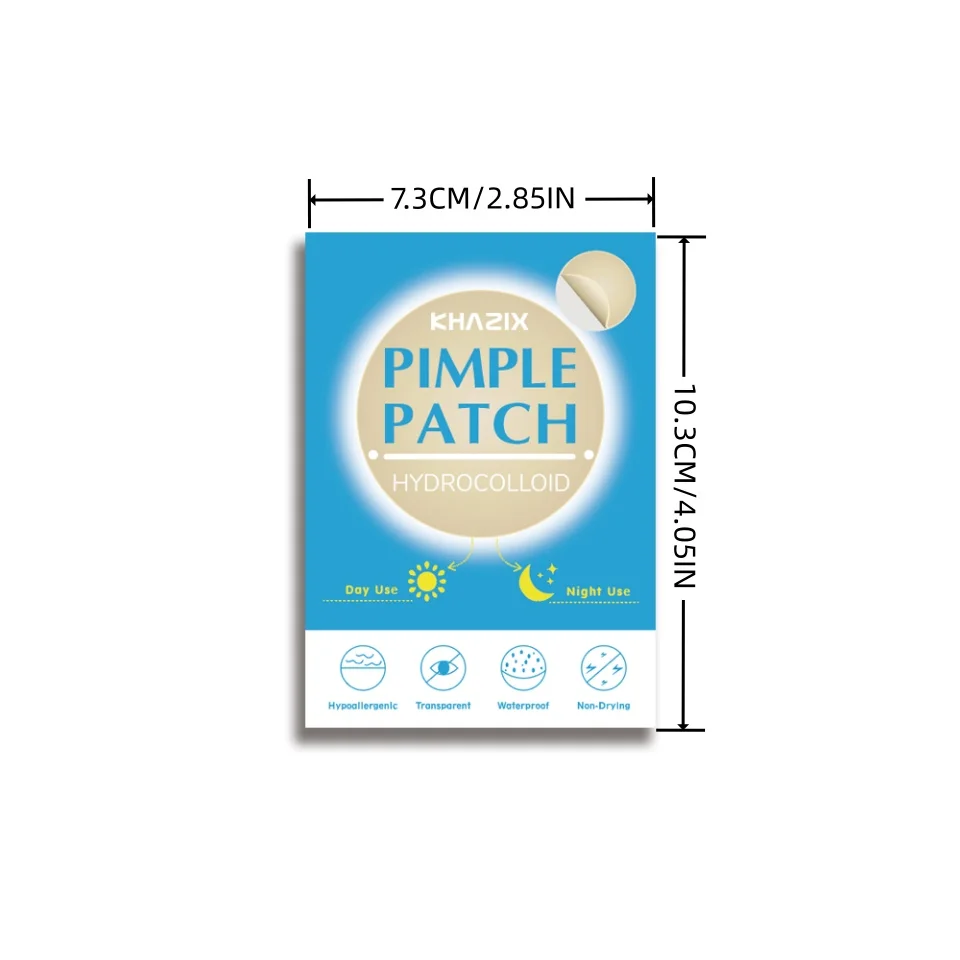 144/360 رقعة حب الشباب غير المرئية، مقاومة للماء ومسامية، يمكن ارتداؤها على مدار 24 ساعة، محمولة #3