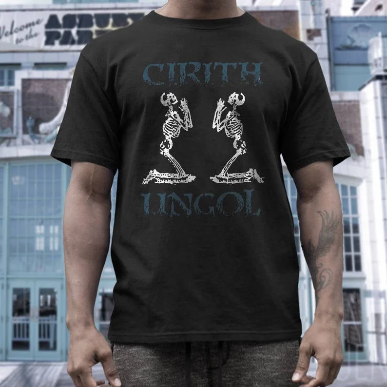 Cirith Ungol T shirt screen print short sleeve shirt cotton