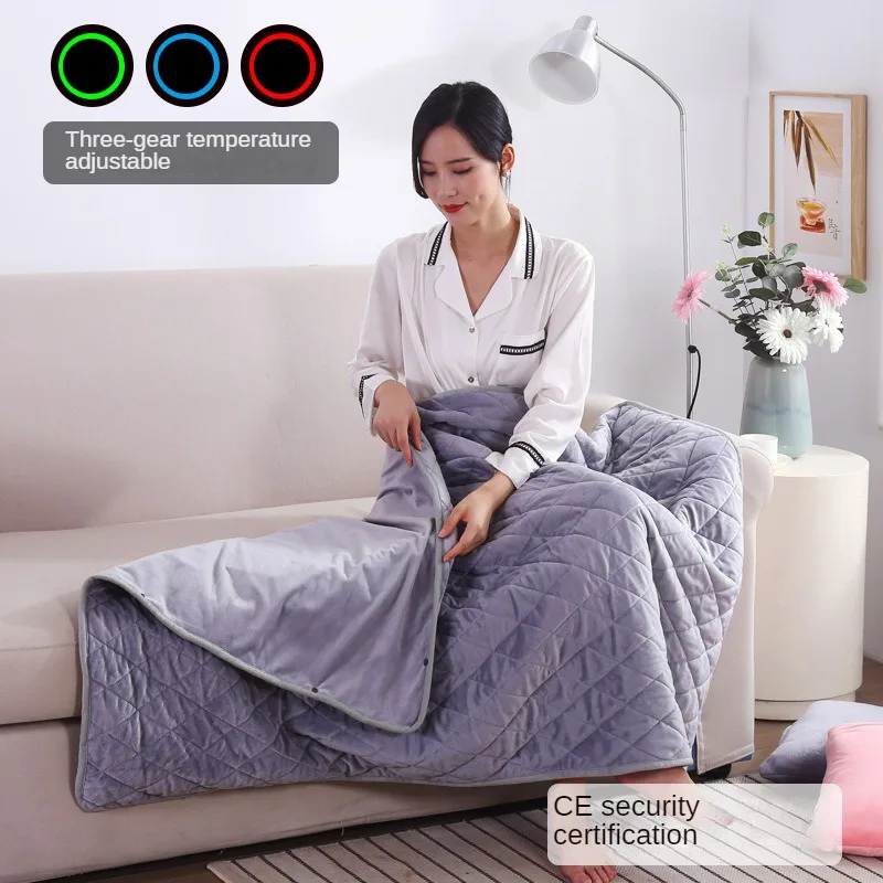 USB Blanket Heating Shawl Pad Electric Heating Pad Washable Electric Blankets Winter Warm Shawl Blanket Heated Household Item