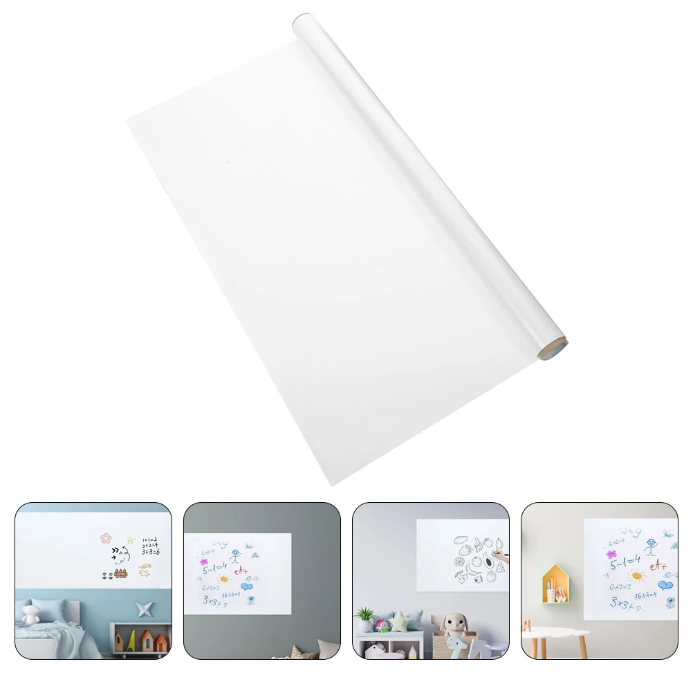 

Static Whiteboard Stickers PVC Dry Erase Classroom Large Small Boards Rewritable Kids Teaching Doodle Reusable Wallfriendly