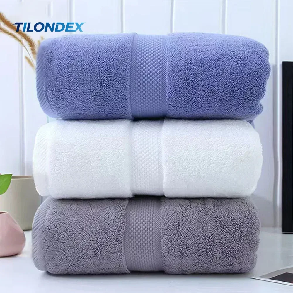 TILONDEX Luxurious Egyptian Cotton Hand Towels, Highly Absorbent, Face Towel Collection, Highly Absorbent, Hotel Spa 35*75CM