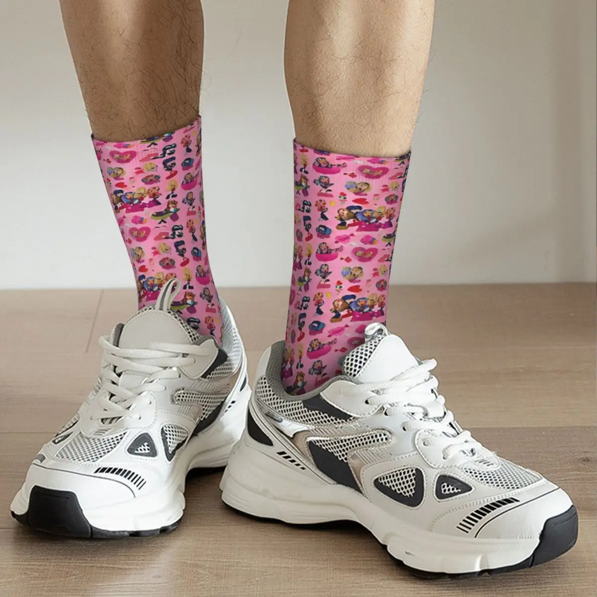 Bratz Butter Collage Chaussettes de sport pour hommes et femmes, Chaussettes décontractées pour hommes, Y2k, Printemps, Été, Automne, Hiver, Nouveau