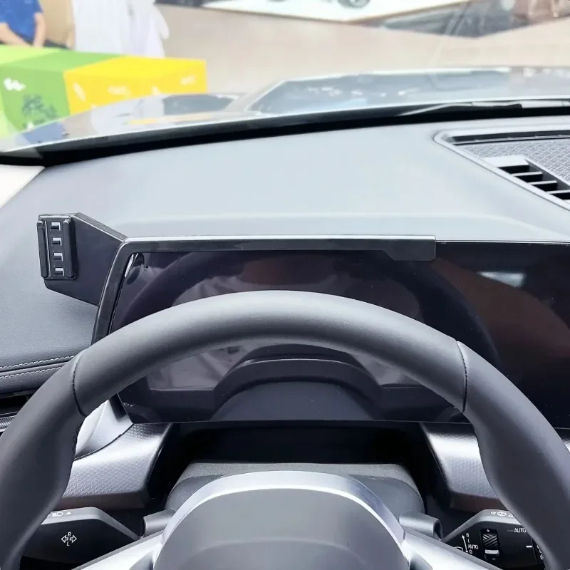 

Car Phone Holder For BMW X1 U11 2023 Multimedia Screen Fixed Base 15W Wireless Charging Stand Car Mobile Phone Mounts