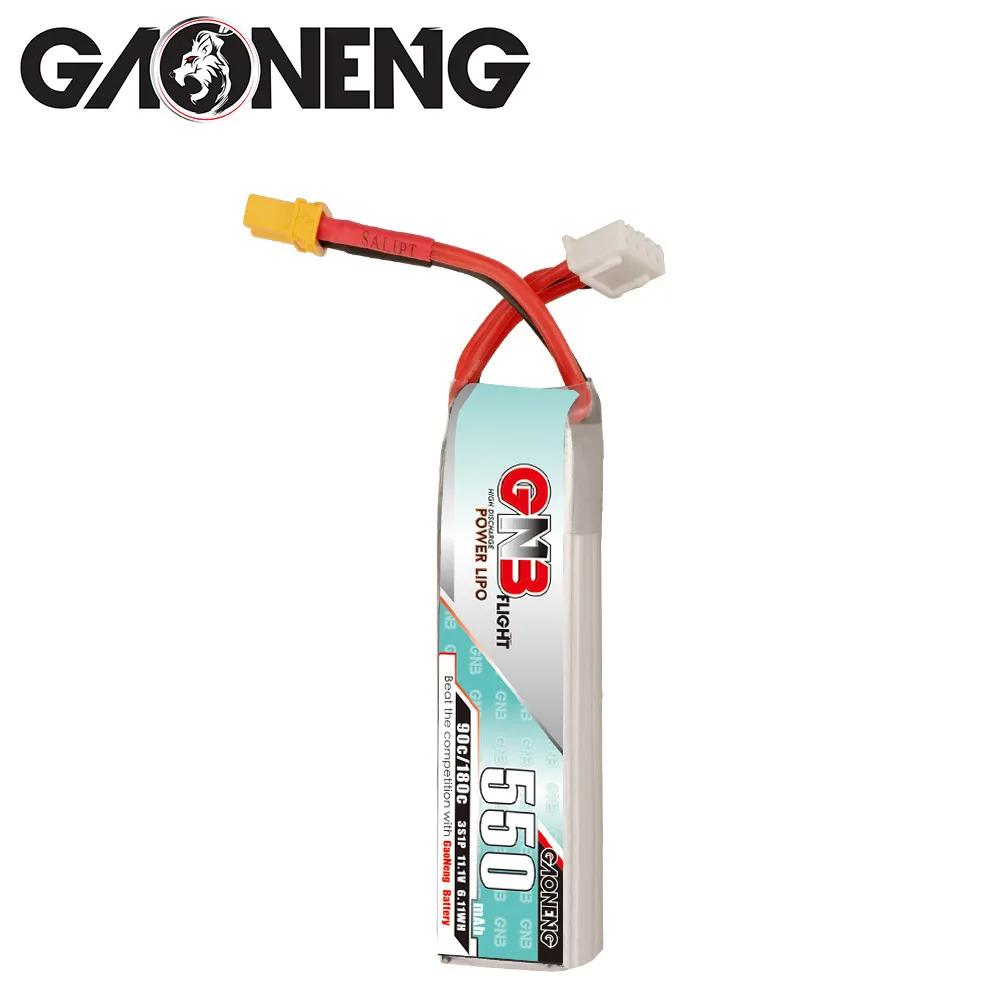 Batería LiPo GNB 3S 11,1V 550mAh 90C para FPV - imagen 3