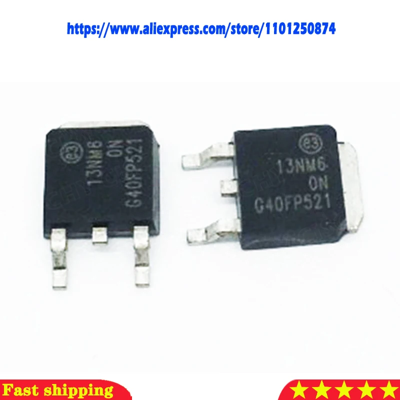 5pcs STD13NM60N TO-252 13NM60 TO252 STD13NM60 13N60 13NM6 MOS