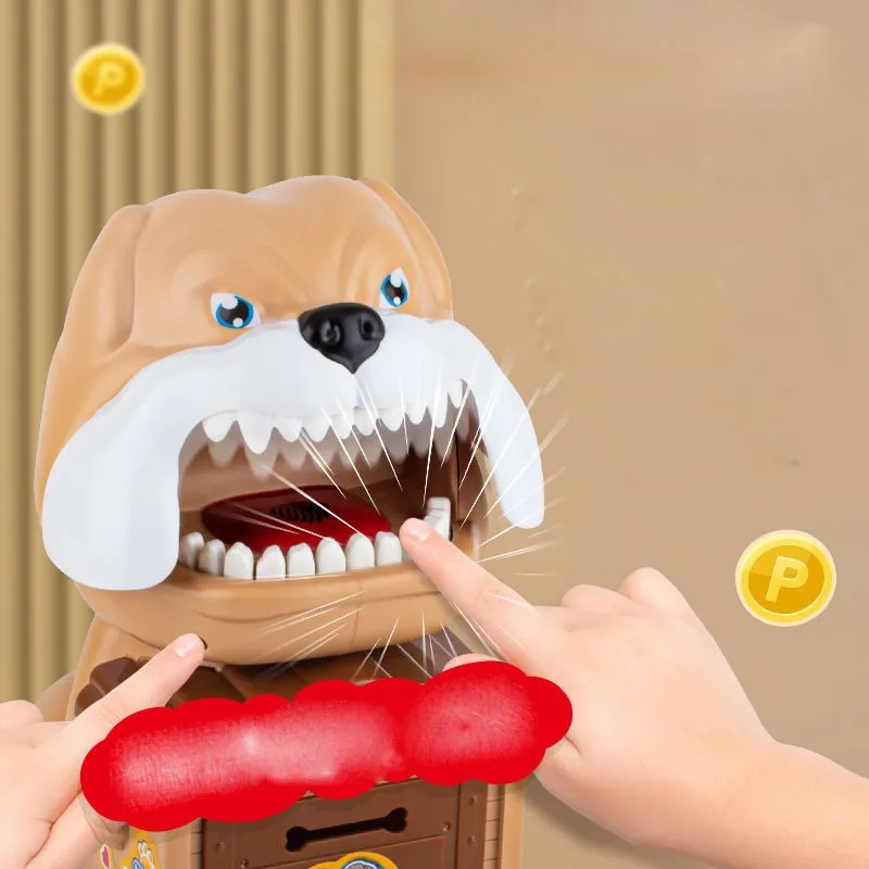 Children's Vicious Dog Shape Piggy Bank Automatic Piggy Bank Fingerprint Password Lock Only In Durable Plastics Money Box ZE163