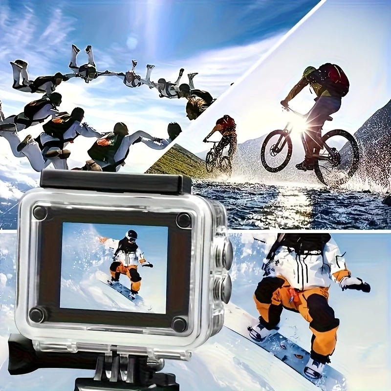 Regaton 4K 30FPS Ultra HD Action Camera, 20MP EIS Stabilization Sport Cam With Remote Control, Cycling Helmet Mount Accessories - view 5