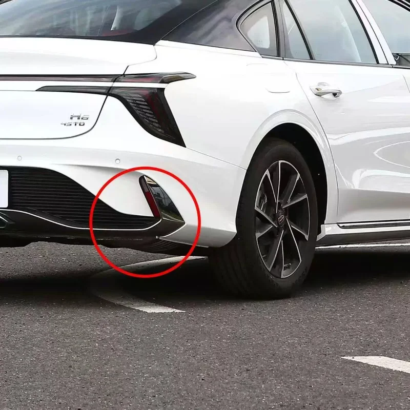 Original Rear Bumper Light Rear Bumper Silver Strip for HONGQI H6