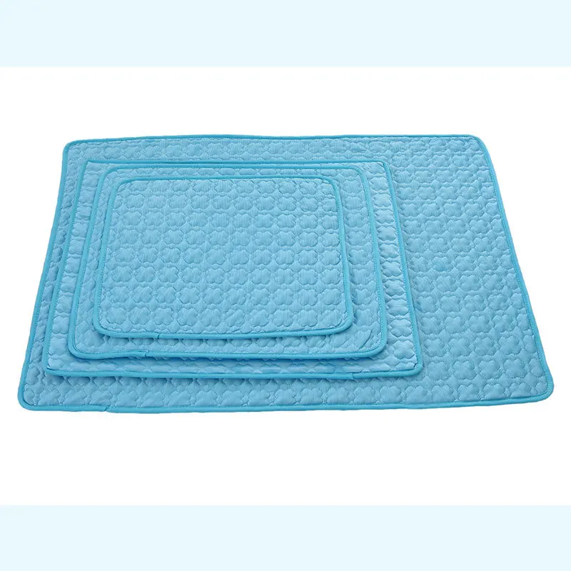 Summer Pet Cooling Mat Dog Ice Silk Sofa Cushion Cool Sleeping Pad for Cats Comfortable Breathable Mat