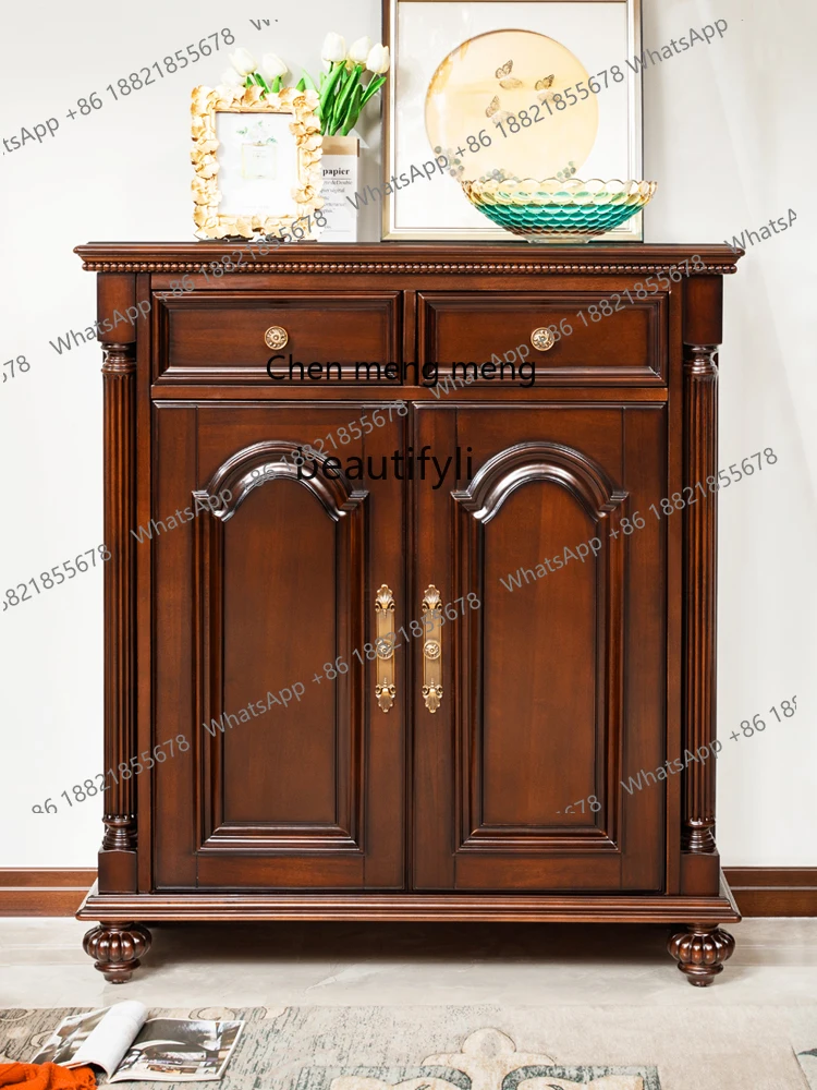

Американский массив дерева, вишневого дерева, две двери, три двери, гостиная, ретро, простой дом, крытый, шкафчик